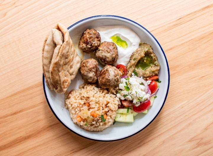 Spicy Lamb Meatball Meal