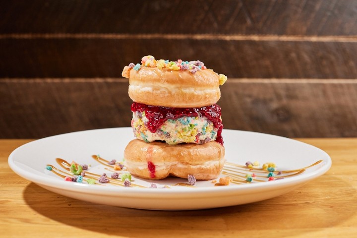 Fruit Loop Ice Cream Sandwich