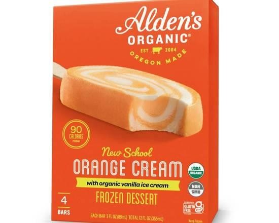 Orange Ice Cream Bar 4 ct. (Alden's)
