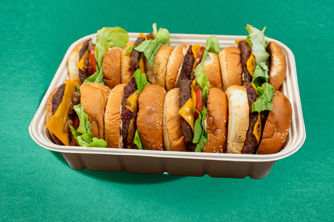 VEGGIE CHEESEBURGER PLATTER