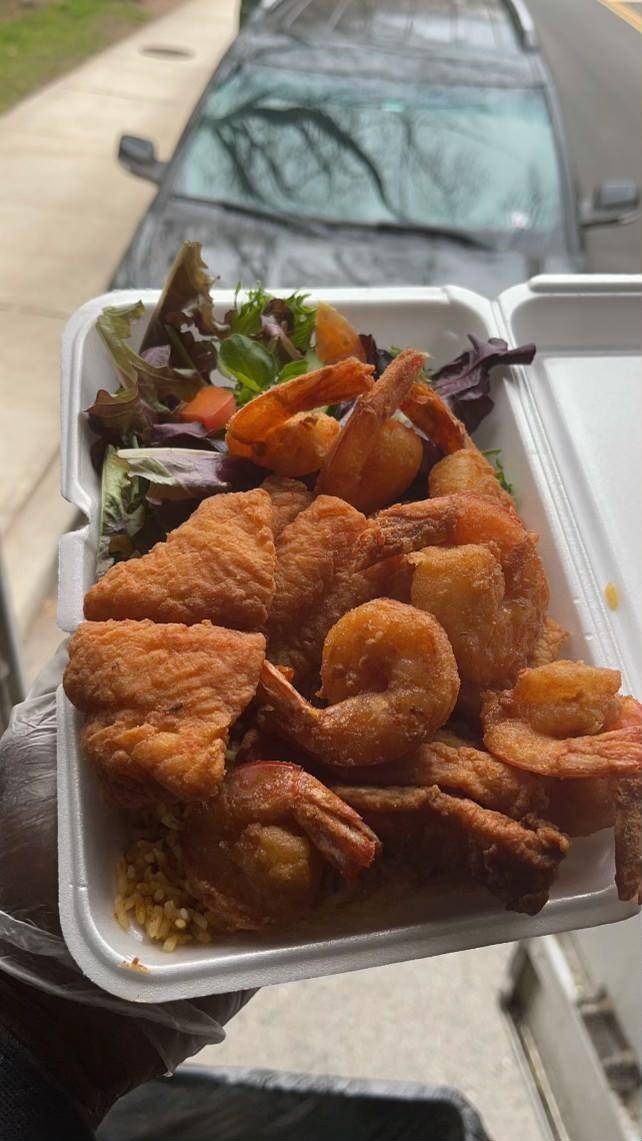 Fried Fish and Shrimp Basket