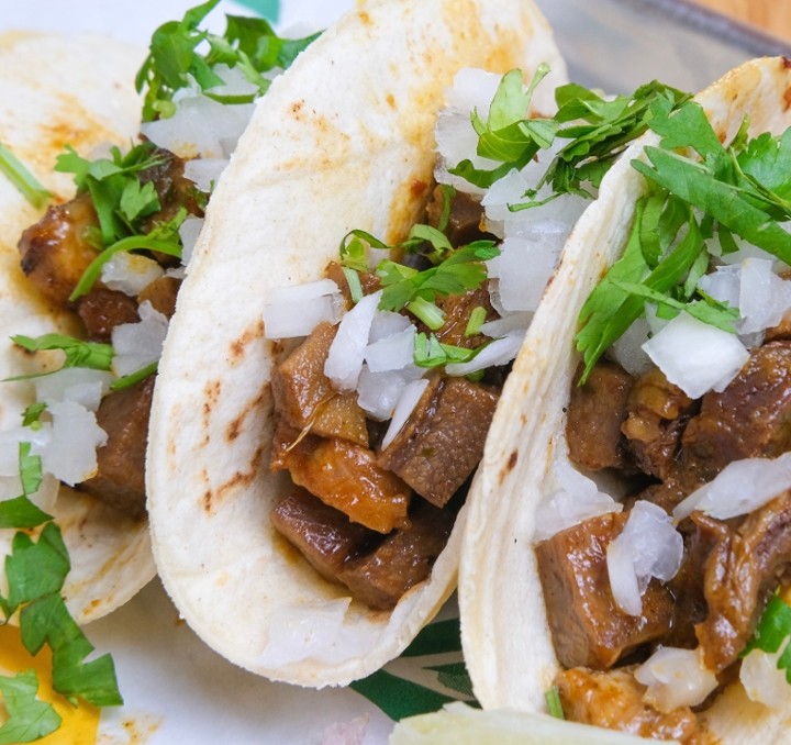 (3) Tongue Taco (Lengua)