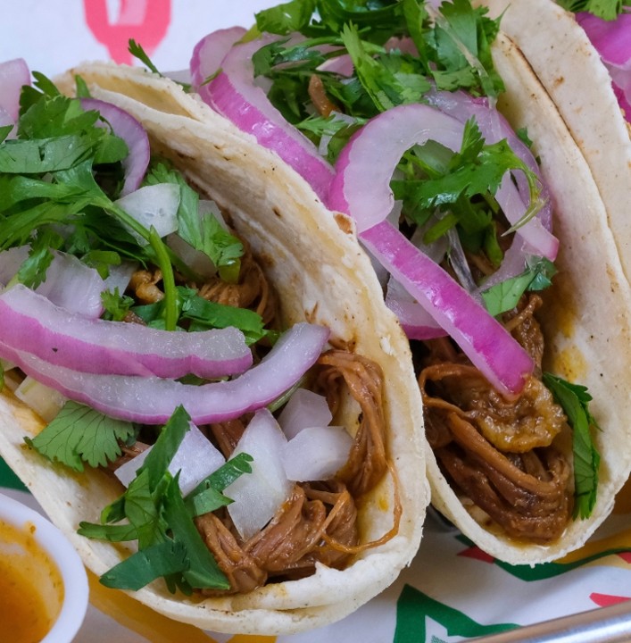 (3) Beef Barbacoa Taco (Barbacoa de Res)