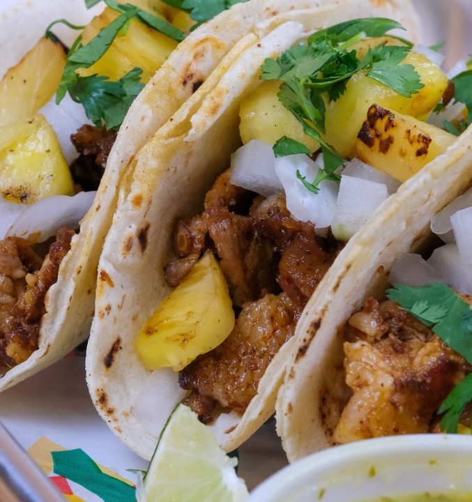 (3) Citrus Grilled Pork Taco (Al Pastor)