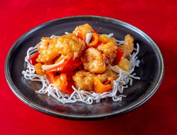 Crispy Spicy Honey Shrimp