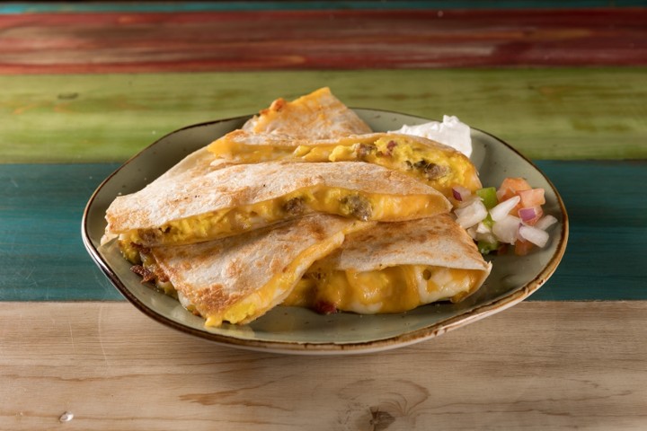 Sunrise Scramble Quesadilla