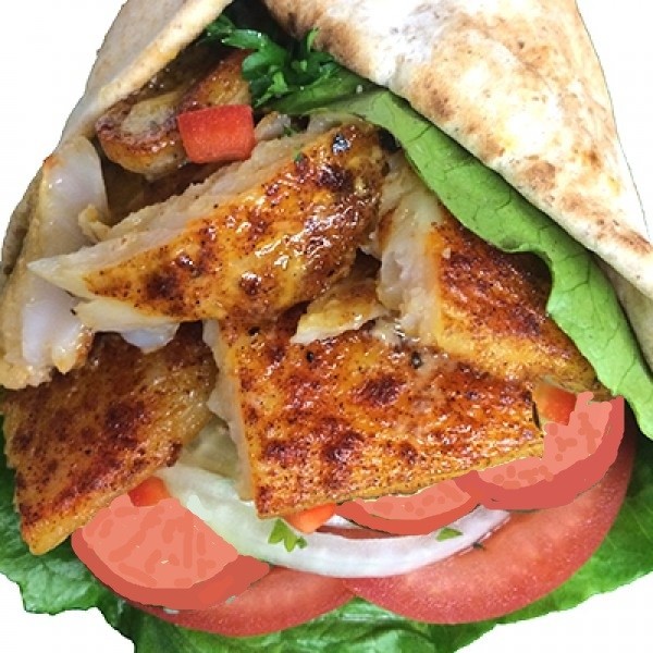 Fish Shawarma Pita