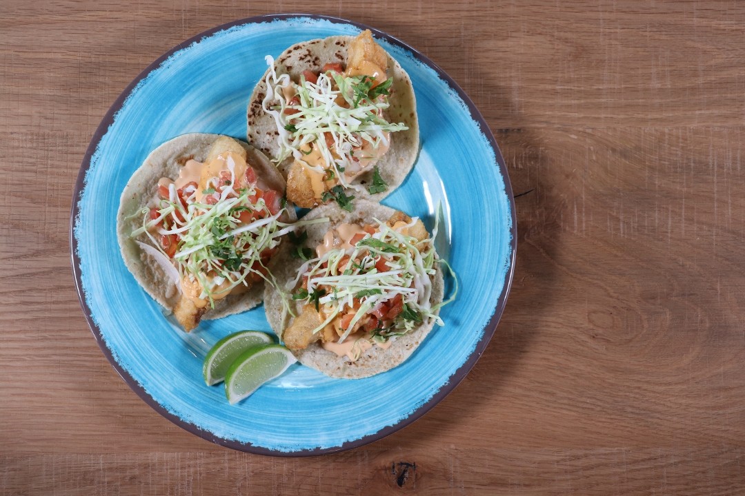 Pescado (Fried Fish) Tacos