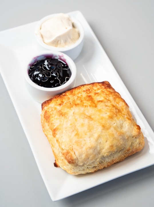 Buttermilk Biscuit with Butter, Jam & Honey