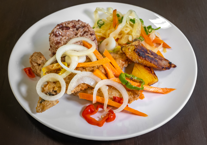 Fried Whiting Fish Meal