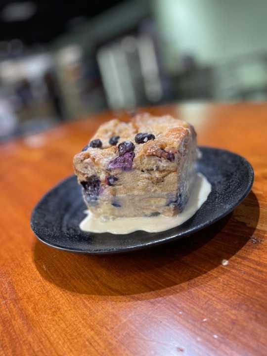 Maple Blueberry Bread Pudding