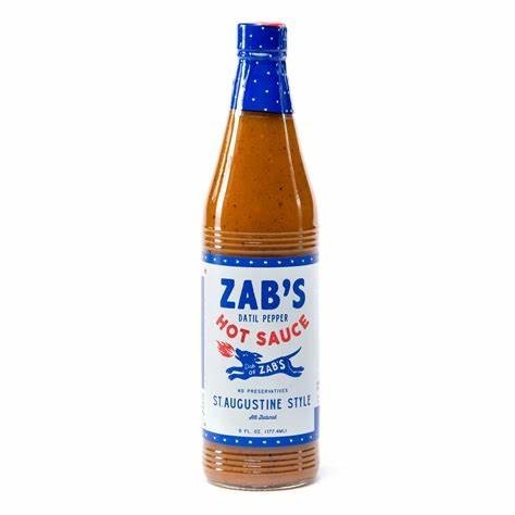 Zab's Hot Sauce - St. Augustine Style