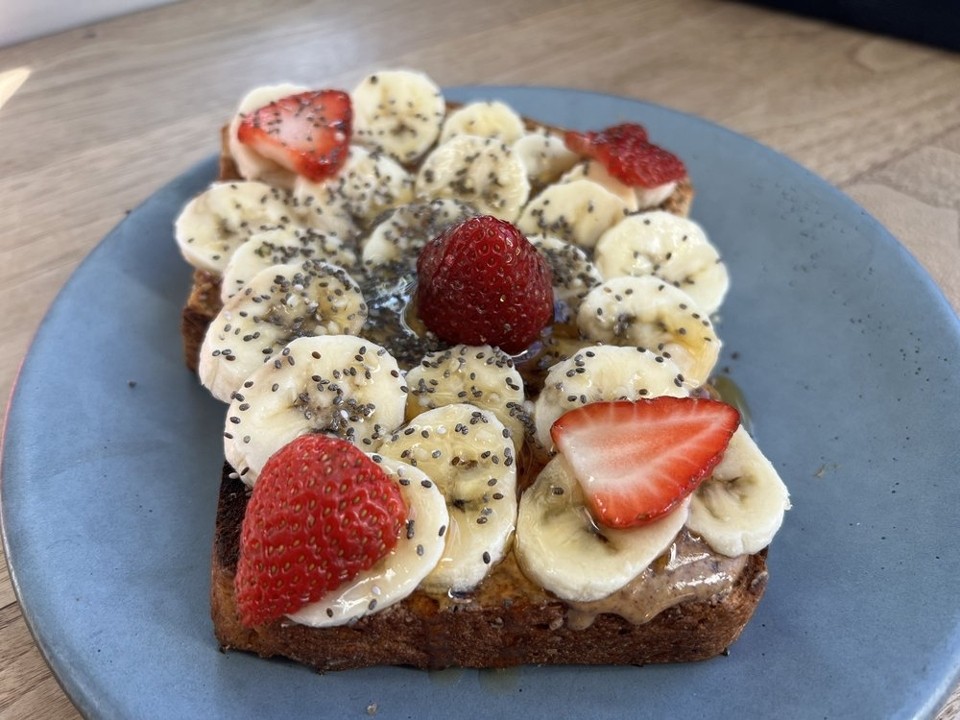 Almond Butter Honey Loaded Toast (Online To Go)