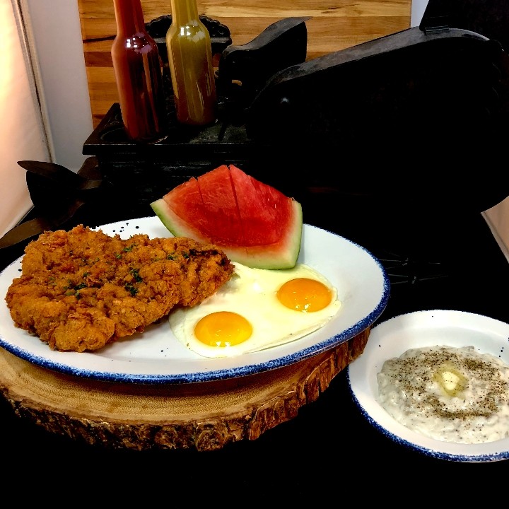 Chicken Fried Steak Breakfast Platter*
