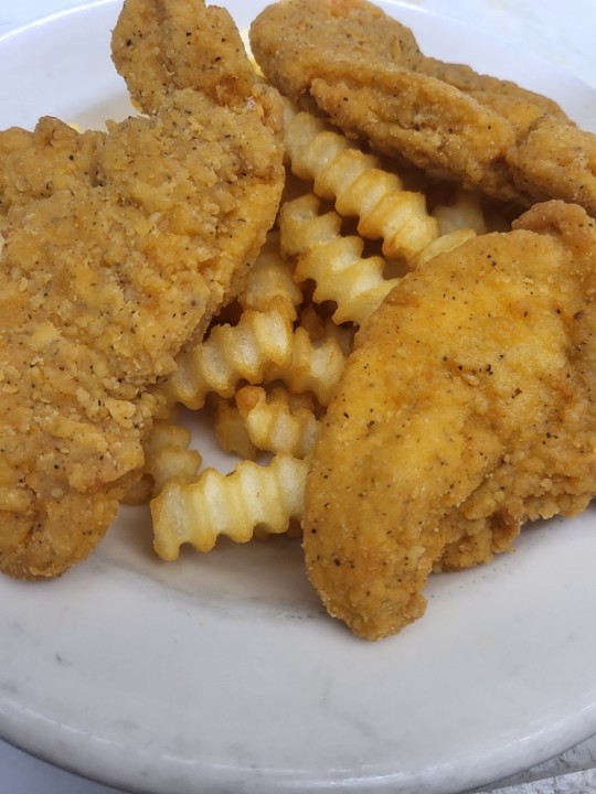 Chicken Fingers with French Fries (3)