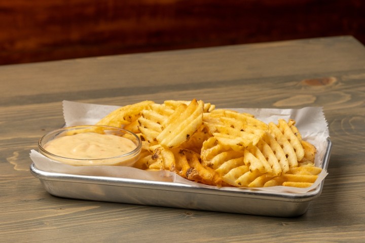 Side Waffle Fries with Queso