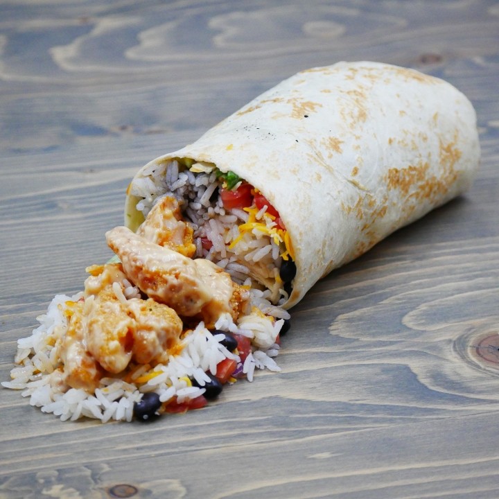 Southwest Chipotle Chicken Burrito (Truck Style)