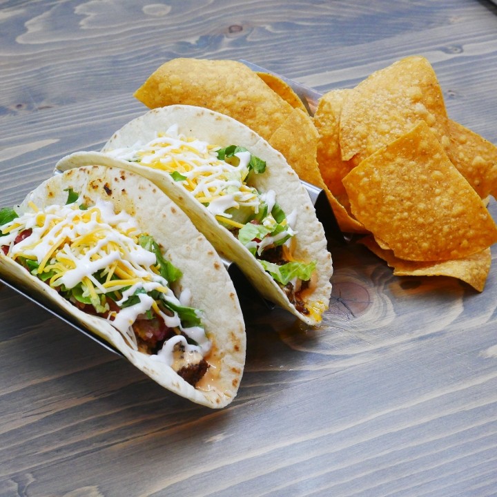 Southwest Chipotle Beef (2 Tacos Truck Style)