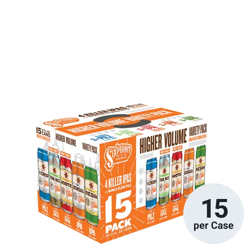 Sixpoint Higher Volume Variety Pack 15pk-12oz cans
