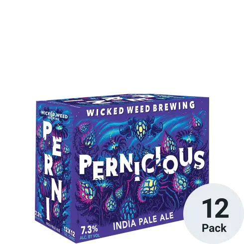 Wicked Weed Pernicious IPA 12pk-12oz cans TO
