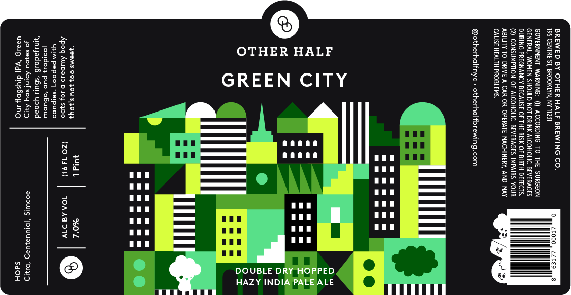 Other Half DDH Green City 4Pk 16-oz can TO