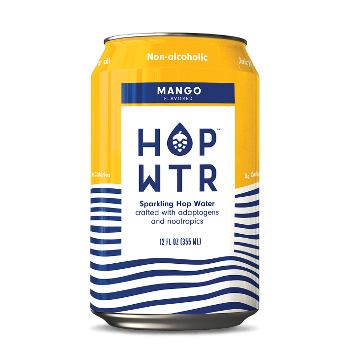 HOP WTR Non-Alcoholic Mango -12oz cans