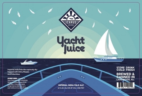 Icarus Brewing Yacht Juice 4pk 16-oz can TO