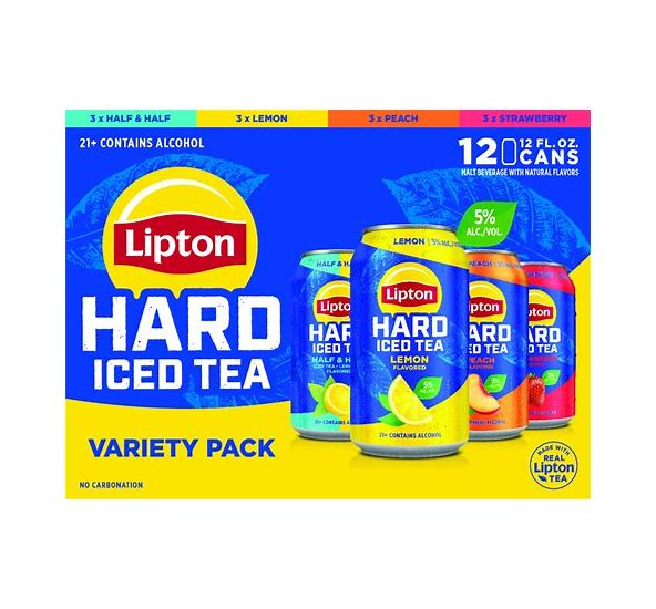 Lipton Hard Iced Tea Variety 12pk 12oz can