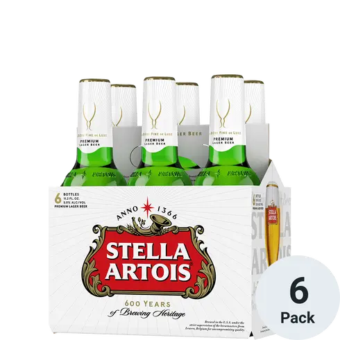 Stella Artois 6pk-11oz btls TO