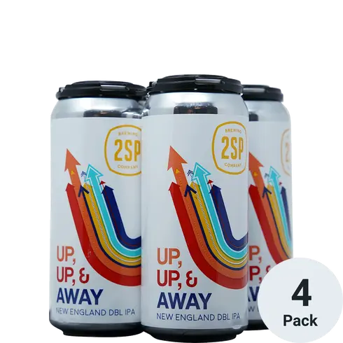 2SP Up Up & Away DIPA 4pk-16oz Cans TO