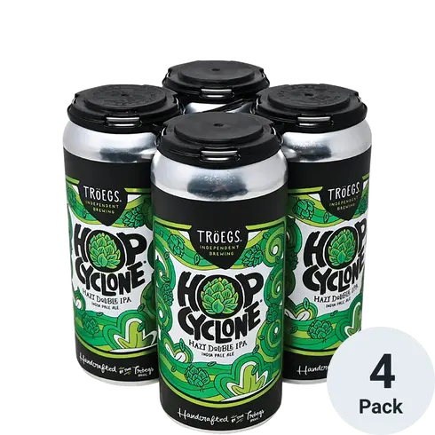Troegs Hop Cyclone Double IPA 4pk-16oz cans TO