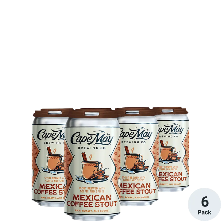 Cape May Mexican Coffee Stout 6pk 12-oz can TO