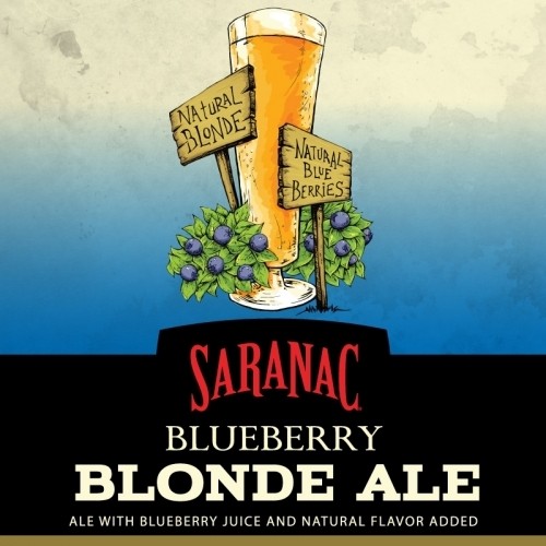 Saranac Blueberry Blonde 12pk 12oz btl