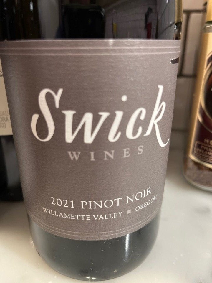 Swick Pinot Noir Willamette Valley 2022 750ml TO