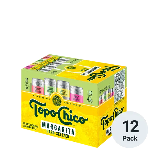 Topo Chico Margarita Hard Seltzer Variety Pack 12pk-12oz cans
