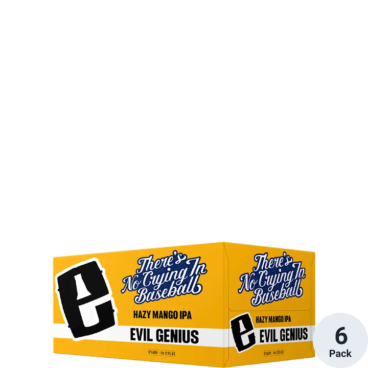 Evil Genius There's No Crying In Baseball 6pk-12oz cans