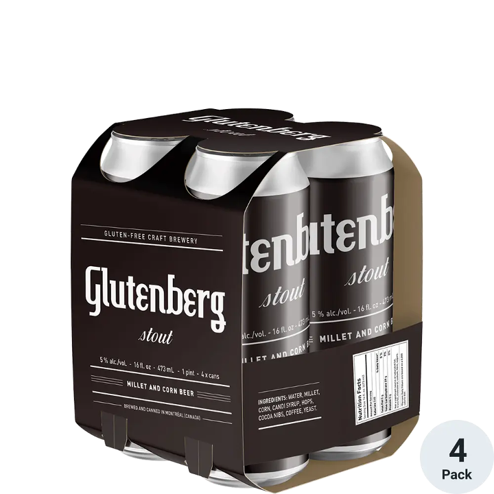 Glutenberg Stout 4pk 16-oz can TO