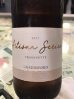 Chaddsford Artisan Series Traminette 2019 TO