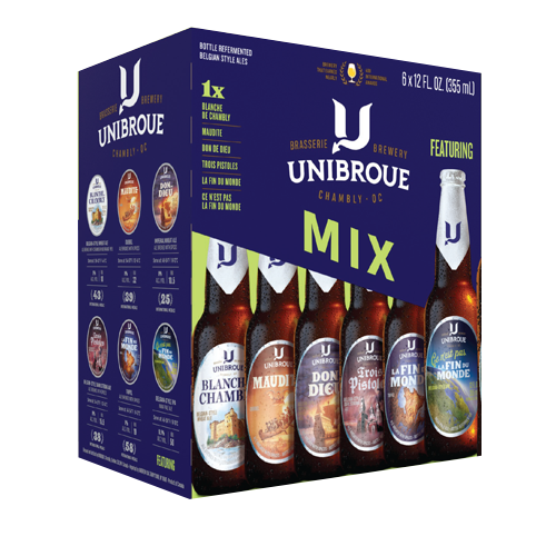 Unibroue Mix (6 different ales) 6pk 12-oz btl TO