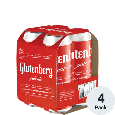 Glutenberg Pale Ale 4pk 16-oz can TO