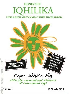 IQhilika African Cape White Fig  Mead South Africa 750ml TO