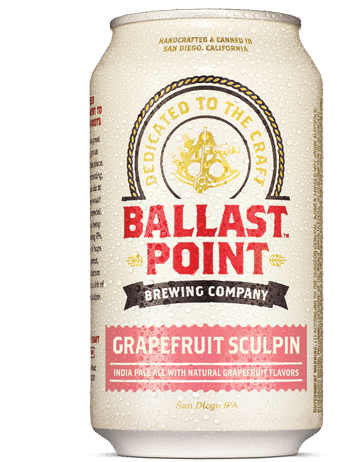 Ballast Point Grapefruit Sculpin IPA 6pk-12oz cans TO