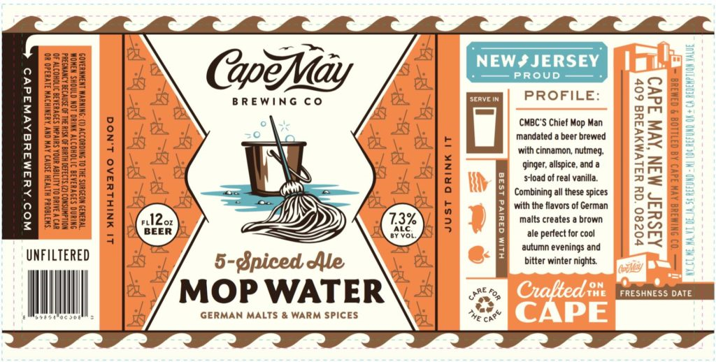 Cape May Mop Water 6pk-12oz cans TO