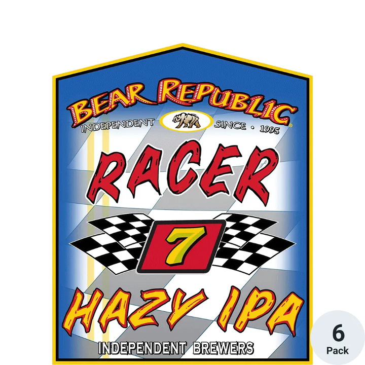 Bear Republic Racer 7 Hazy IPA 6pk-12oz btls
