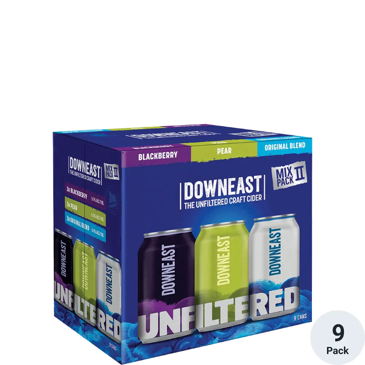 Downeast Mix Pack 2 Blue 9-12oz can TO