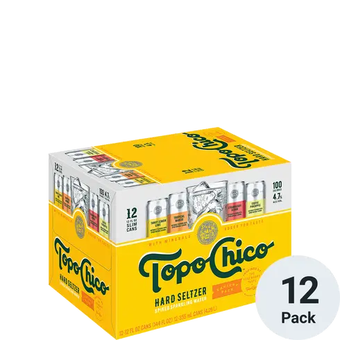 Topo Chico Hard Seltzer Variety Pack 12pk-12oz cans