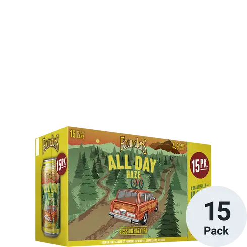 Founders All Day Haze 15pk-12oz cans TO