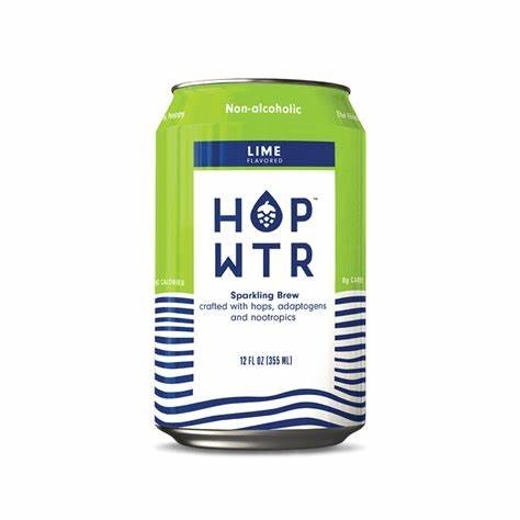 HOP WTR Non-Alcoholic Lime - 12oz cans