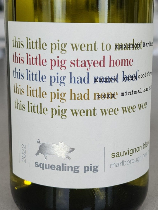 Squealing Pig Sauvignon Blanc Marlborough