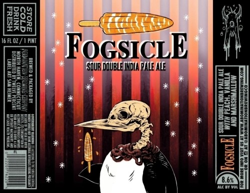Abomination Brewing Fogcicle Peach 4pk 16-oz can